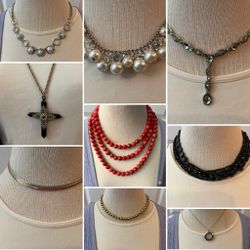 Five (5) Misc Vintage Necklaces $10 Each