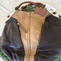 Genuine Leather Brown/camel Bag. Brand New, Tags Are On