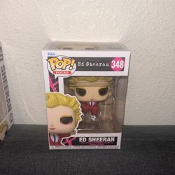 Funko Pop! Rocks Ed Sheeran #348 Vinyl Figure  With Plastic Protector 