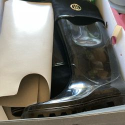 Tommy Hilfiger Rain Boots Sz 10 W/org. Box 