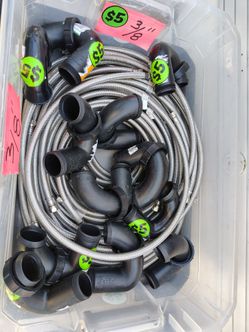 ABS Drain 1" 1/2 - hoses 3/8 x 3ft and 4 ft $10 each