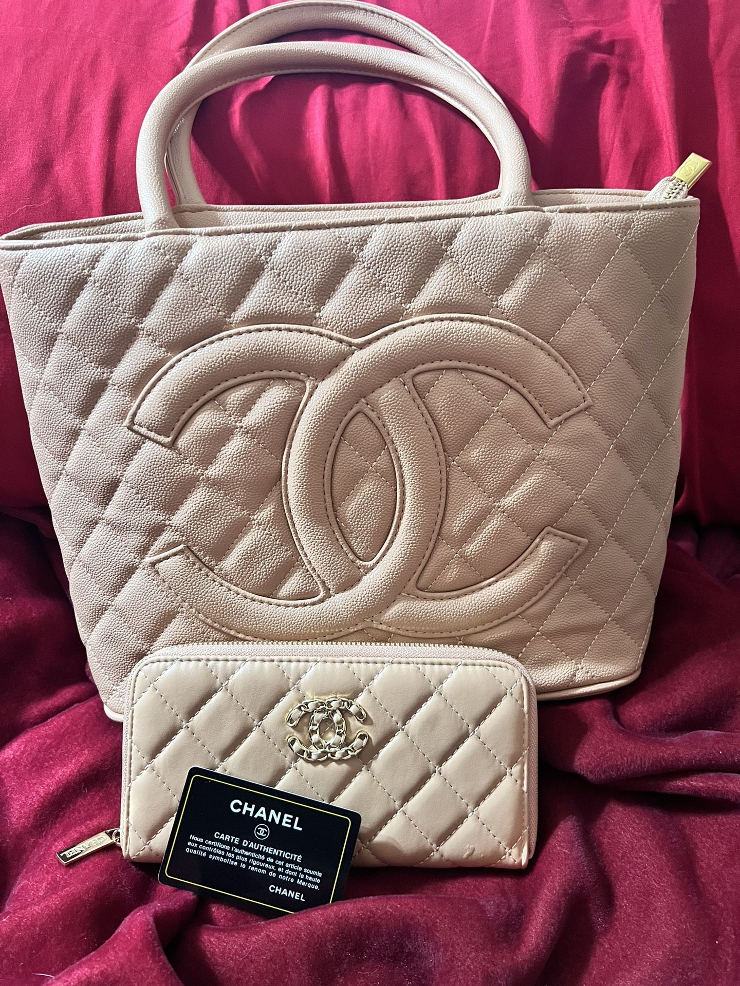 Cute Women’s Bag with matching wallet- Tan Color IT’S AVAILABLE!