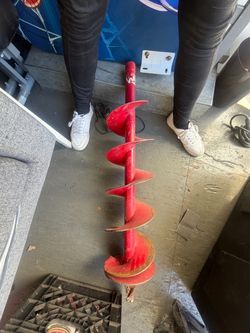 Red Ice Auger Drill Bit