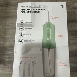 Sharper Image Portable Cordless Oral Irrigator