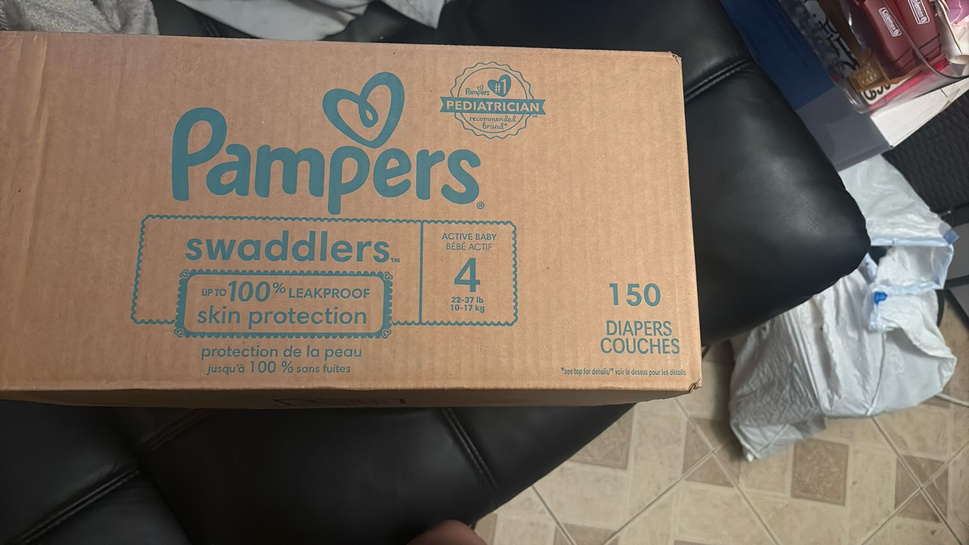 Pampers- Diapers Size 4  (150 Count)