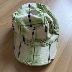 Disney Hannah Montana Miley Cyrus The Movie Embroidered Plaid Green Hat Retro