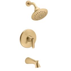 ### KOHLER Avail Vibrant Brushed Moderne Brass 1‑Handle Bathtub & Shower Faucet 	•	Condition: Brand new, never installed, still in the box 	•	Item #: 