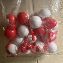 15 Empty Pokeball 1999 Vintage 90s Burger King Pokemon Pokeballs Keychain Lot BK Pikachu