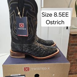Twisted X Men's Western Boots Size 8.5 EE 