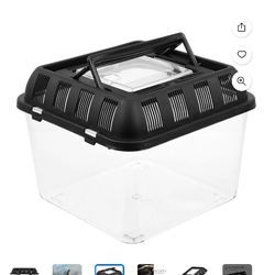 🐢 HOOWIFFY Reptile Habitat / Travel Carrier - Like New! ✨