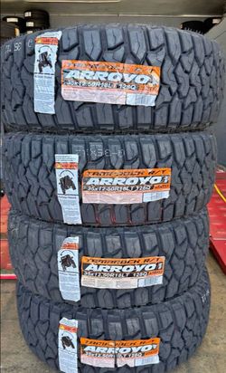 35×12.50R18LT Arroyo R/T Set 4 New Tires