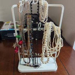 Pearl And Other Arranged Jewelry.