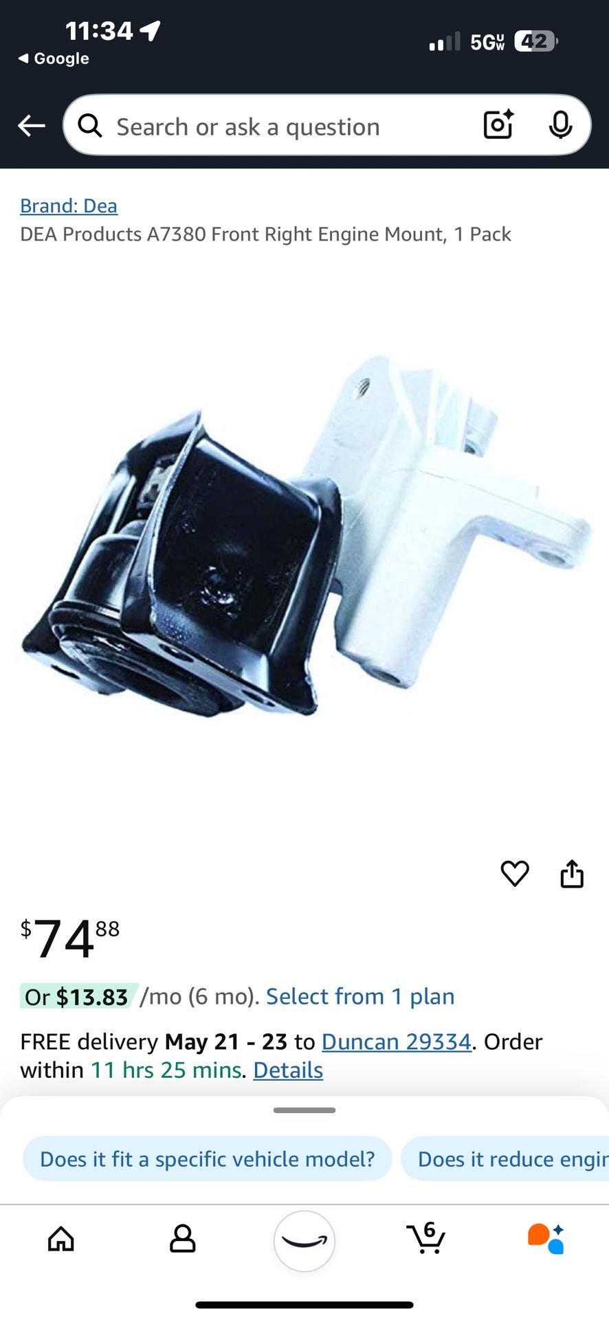 Nissan Juke/Sentra Front Right Engine Mount