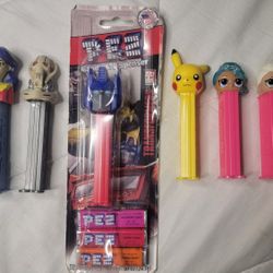 6 Pez Dispensers