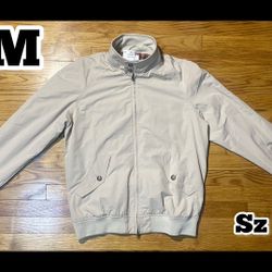H&M LOGG Men’s Light Beige Short Jacket Men’s Sz Medium New!