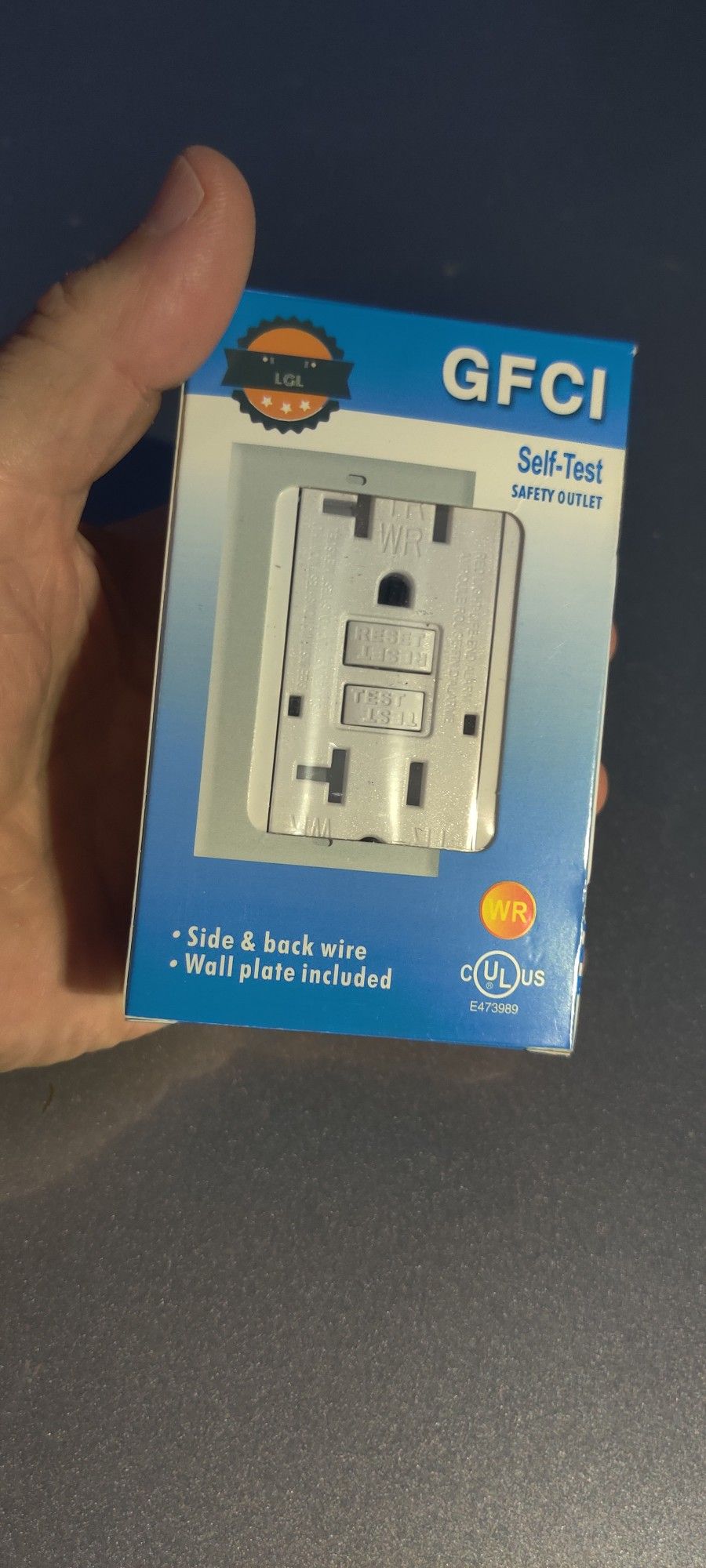 GFCI Outlet 20 Amps WR TR White