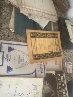 Vintage sheet music a lot