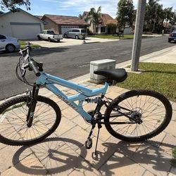 Dynacraft 26 Inch Aftershock Dual Suspension Montain Bike, Blue