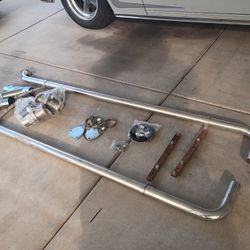 Sidepipes and electric Cutouts with parts