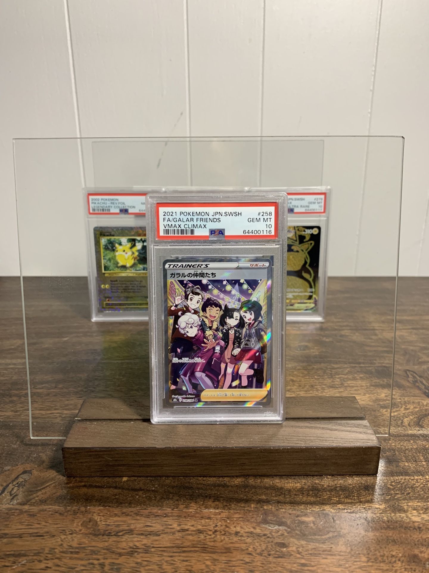 2021 Pokemon Japanese SWSH FA/Galar Friends Vmax Climax 258/184 SR PSA 10