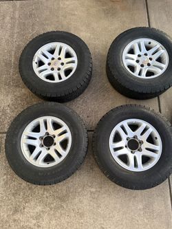 4 Toyota Sequoia Rims + BFGoodrich All Terrain Tires