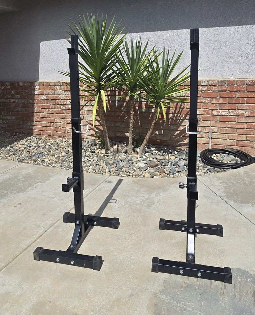 Adjustable Squat Rack and Bench Press Rack