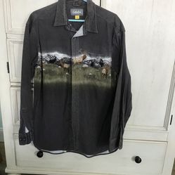 Elk Light Chamois Shirt. Size Large tall. Cabelas 
