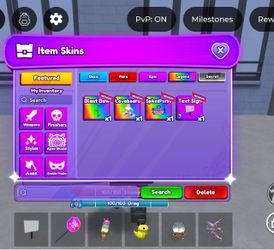 Roblox Baddies Weapons