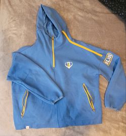 Hoodies, pullovers and down coat lot