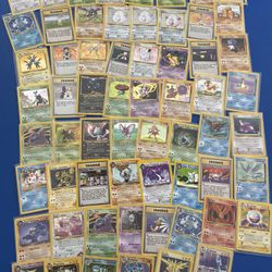 Pokémon | RARE SINGLES // Base Set, Jungle, Fossil, Base Set 2, Team Rocket, Gym Heroes, Neo Genesis, Pocket Monsters // Lightly Played To Near Mint