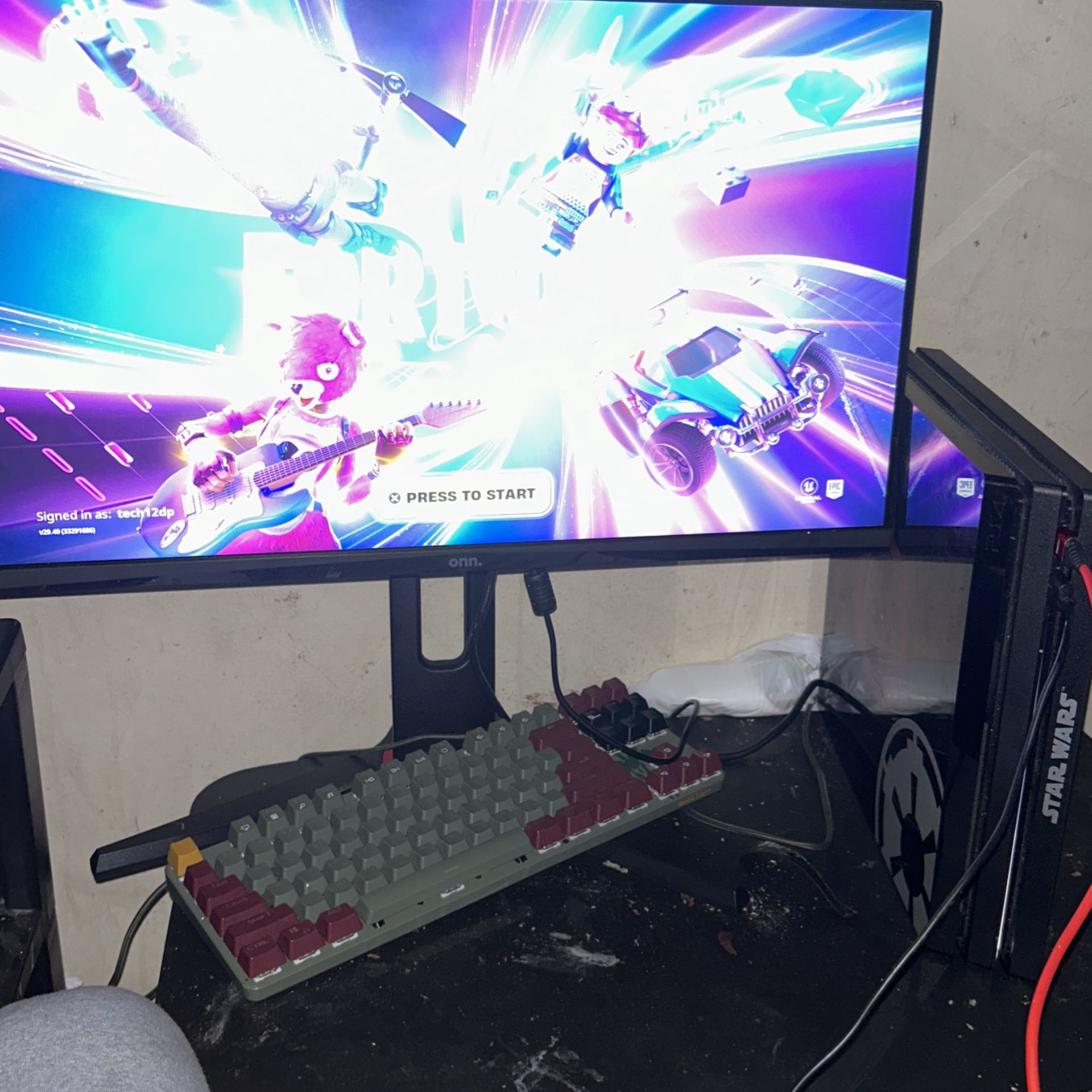 Selling Moniter And PS4 