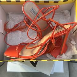 Orange Rhinestone Steve Madden Heels