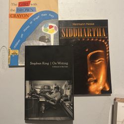 Siddhartha, The Girl With The Brown Crayon And On Writing