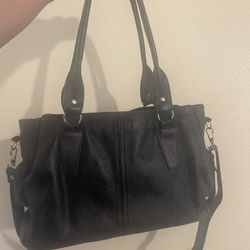 Authentic Black Leather Purse