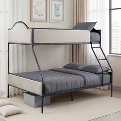 TWIN/FULL BUNK BED mattress not included