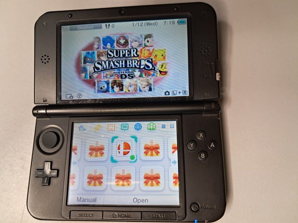 🔥 Nintendo 3DS XL CFW Setup (Black) – Loaded with Games! 🔥