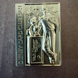 Disney Walt and Mickey Exclusive Partners Statue Pin