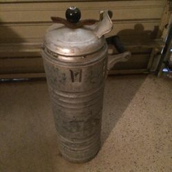 It is a vintage water fountain with insulated pump. The unit is 27" tall and manufactured by dobbins manufacturing Co. Patent # -, 1055