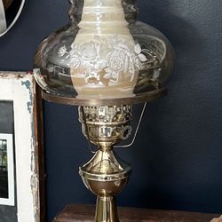 Vintage Hurricane Lamp
