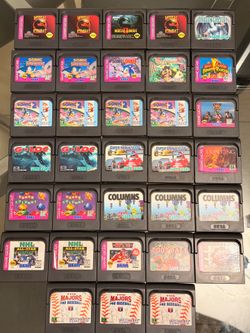 Saga Game Gear Games