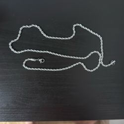 Silver Stainless Steel Chain 22 Inches Brand New