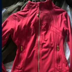 Red Lululemon Define Jacket