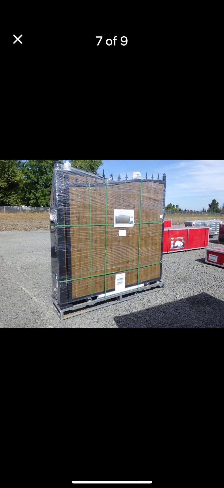 14 foot gate with electric opener and remote