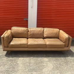Article Top Grain Leather Sofa 