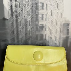 HOBO Eden Wallet Clutch Lime Green Leather