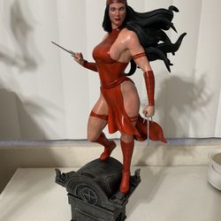 Custom Marvel Elektra Statue