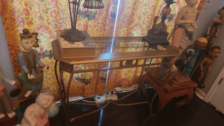 Metal And Wood Consoles