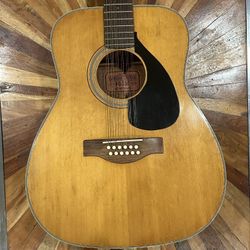 Yamaha 12 String Guitar Rare Red Label nippon gakki Japan