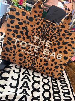 Marc Jacobs The Tote Bag Leopard Print Canvas