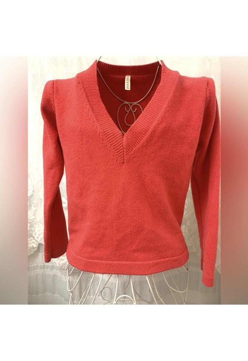 Anthropology raga cropped sparkle sweater v-neck long sleeves size XS MSRP $198